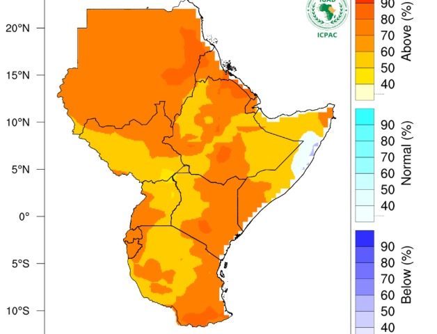 A contrast of extreme weather conditions expected over the Greater Horn of Africa